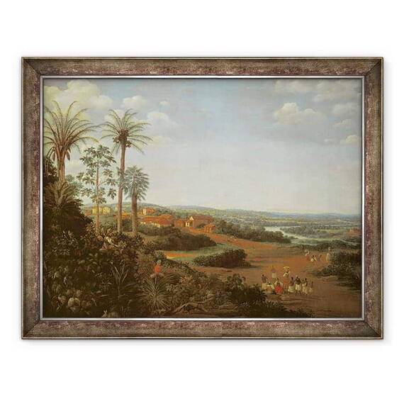 Tablou inramat - Frans Jansz Post - Satul Serinhaem - - Roveli