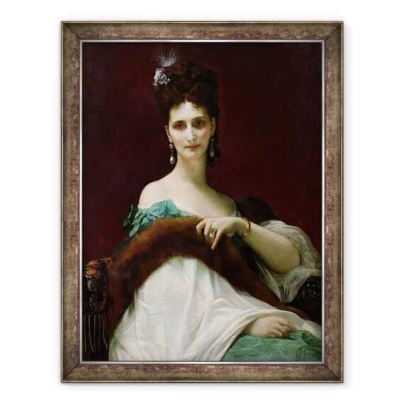 Tablou inramat - Alexandre Cabanel - Contesa de Keller - - Roveli