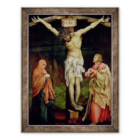 Tablou inramat - Matthias Grunewald - The Crucifixion - - Roveli