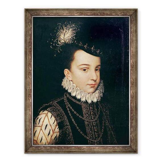Tablou inramat - Francois Clouet - Portretul lui Francois Hercule de France 1554-84 Duc dAlencon - - Roveli