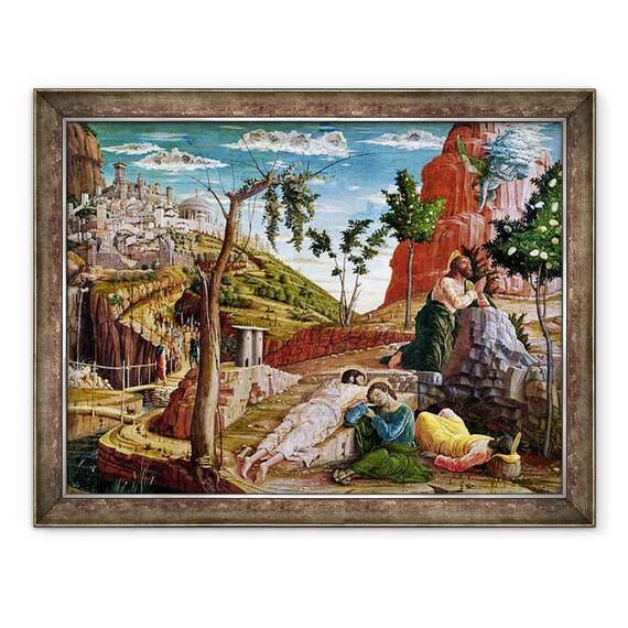 Tablou inramat - Andrea Mantegna - Agonia in gradina I - - Roveli