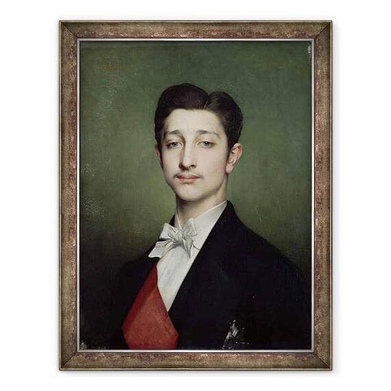 Tablou inramat - Jules Joseph Lefebvre - Eugene-Louis-Napoleon Bonaparte 1856-79 1874 - - Roveli