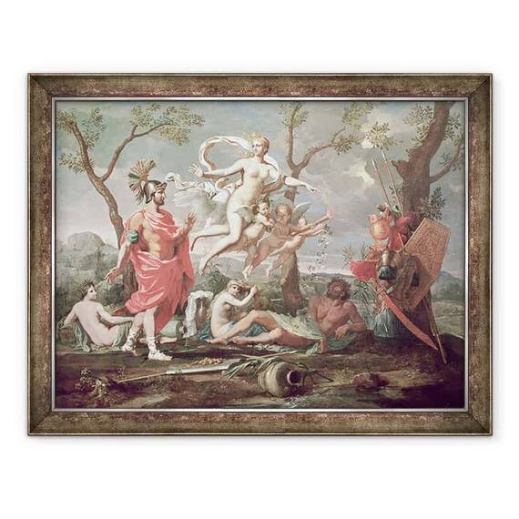 Tablou inramat - Nicolas Poussin - Venus Armarea Aeneas - - Roveli