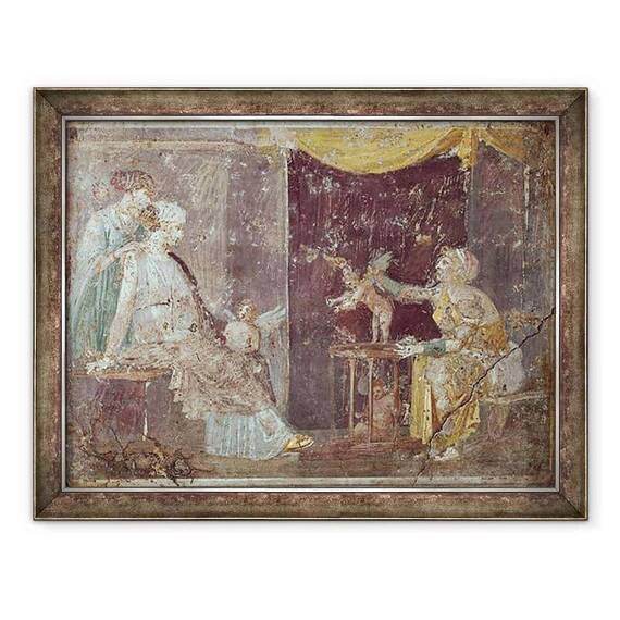 Tablou inramat - Roman - Femeie de vanzare Cupidon, de la Stabiae - - Roveli
