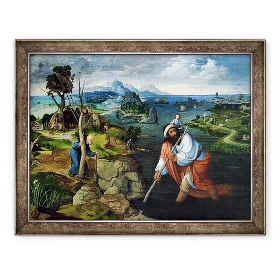 Tablou inramat - Joachim Patinir - St. Christopher - - Roveli