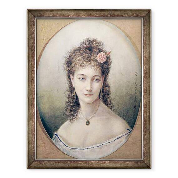 Tablou inramat - Marie Desire Bourgoin - Sarah Bernhardt 1844-1923 1869 - - Roveli