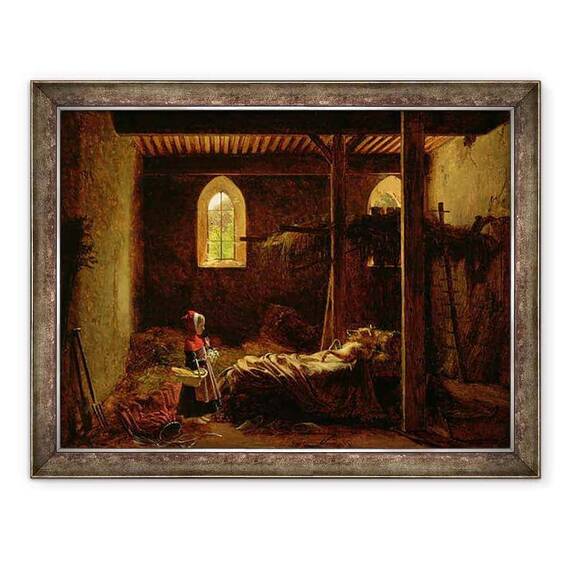 Tablou inramat - Francois Richard Fleury - Scufita Rosie - - Roveli