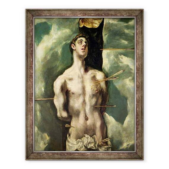 Tablou inramat - El Greco - St. Sebastian - - Roveli