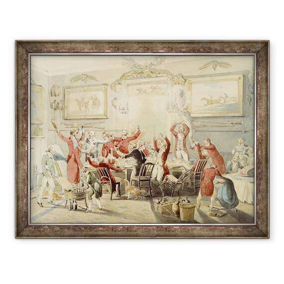 Tablou inramat - Henry Thomas Alken - Vanatoare de vulpi, Toastul - - Roveli