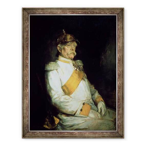 Tablou inramat - Franz Seraph von Lenbach - Cancelarul Otto Von Bismarck 1815-98 1890 - - Roveli