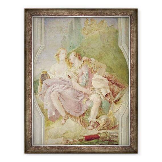 Tablou inramat - Giovanni Battista Tiepolo - Rinaldo Fermecat de Armida - - Roveli