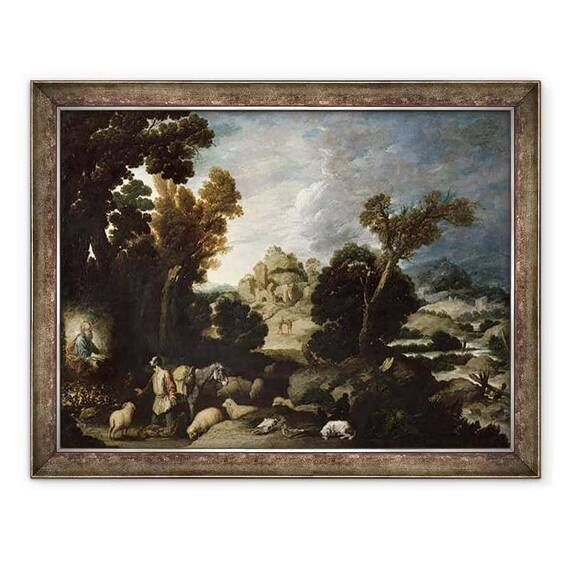 Tablou inramat - Francisco Collantes - Arderea Bush - - Roveli