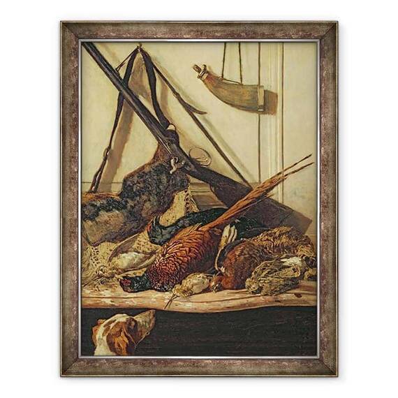 Tablou inramat - Claude Monet - Trofee de vanatoare - - Roveli