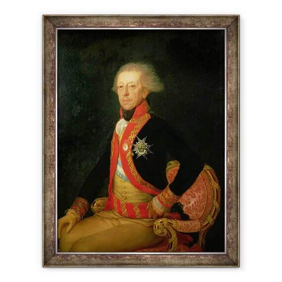 Tablou inramat - Francisco Jose de Goya y Lucientes - Generalul Antonio Ricardos 1727-94 c.1793-94 - - Roveli
