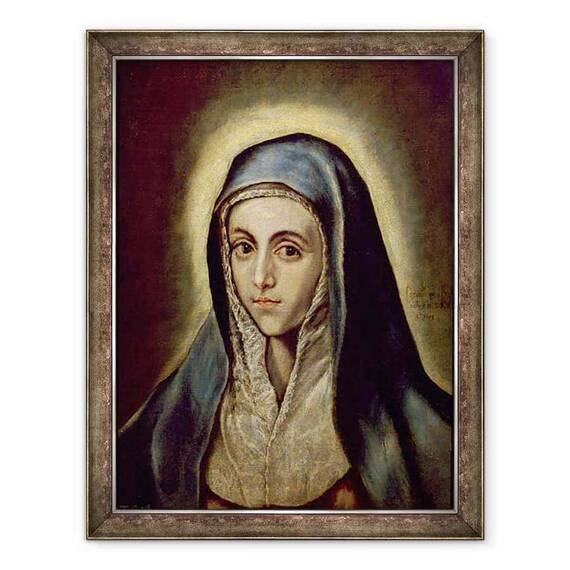 Tablou inramat - El Greco - Fecioara Maria - - Roveli