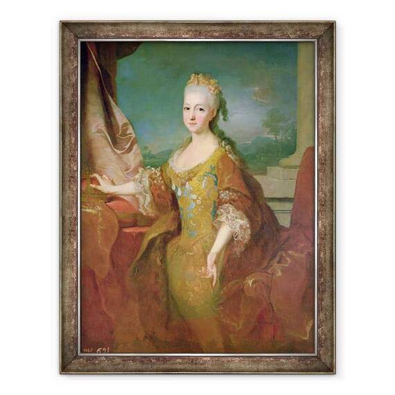 Tablou inramat - Jean Ranc - Portret De Louise-Elisabeth dOrleans 1709-42 - - Roveli