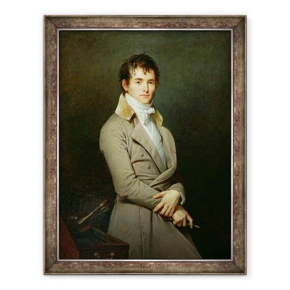 Tablou inramat - Robert Lefevre - Portret De Paulin-Guerin 1783-1855 1801 - - Roveli