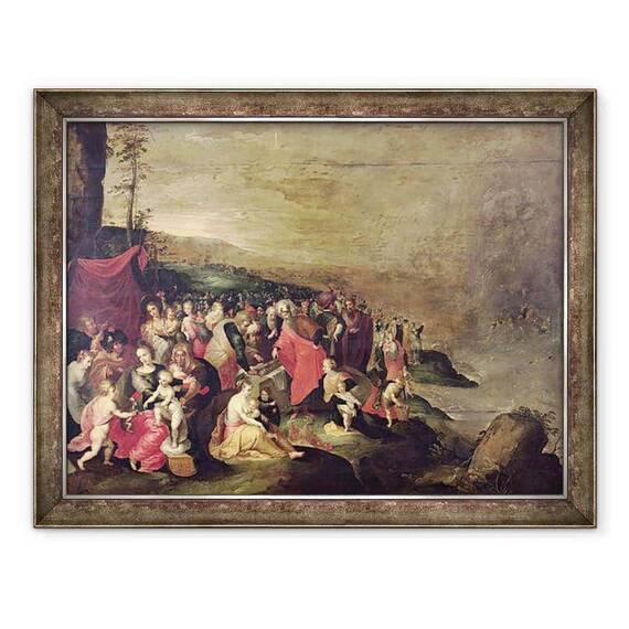 Tablou inramat - Frans II Francken the Younger - Traversarea Marii Rosii - - Roveli