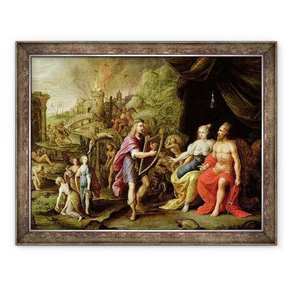 Tablou inramat - Ambrosius Francken the Elder - Orfeu in Lumea de Dincolo - - Roveli