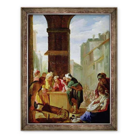 Tablou inramat - Domenico Feti - Parabola de perla pretioasa sau perla de mare pret - - Roveli