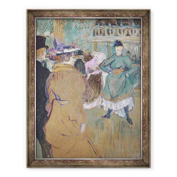 Tablou inramat - Henri de Toulouse-Lautrec - Quadrille la Moulin Rouge - - Roveli