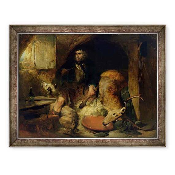 Tablou inramat - Edwin Landseer - Salbaticul - - Roveli