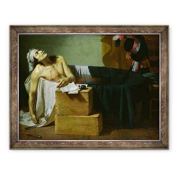 Tablou inramat - Joseph Roques - Moartea lui Marat - - Roveli