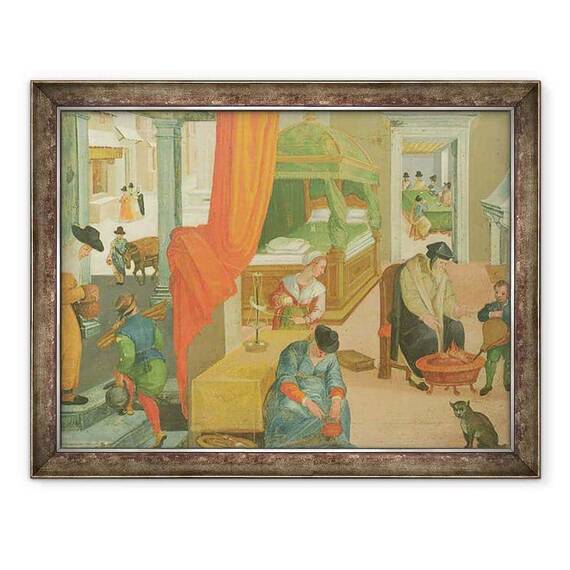 Tablou inramat - Cristoforo Rustici - Ianuarie - - Roveli