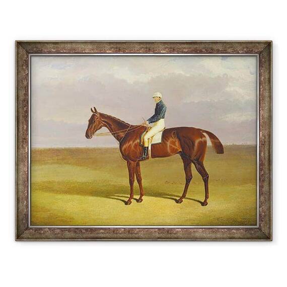 Tablou inramat - John Frederick Herring Snr - Margrave cu James Robinson Up - - Roveli