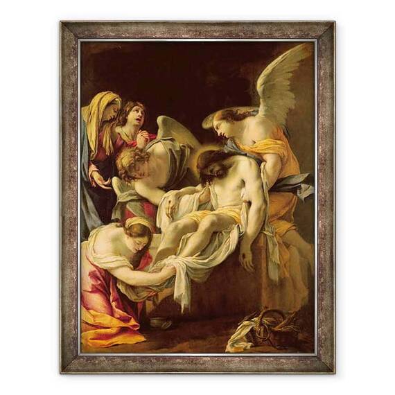 Tablou inramat - Simon Vouet - inmormantarea - - Roveli