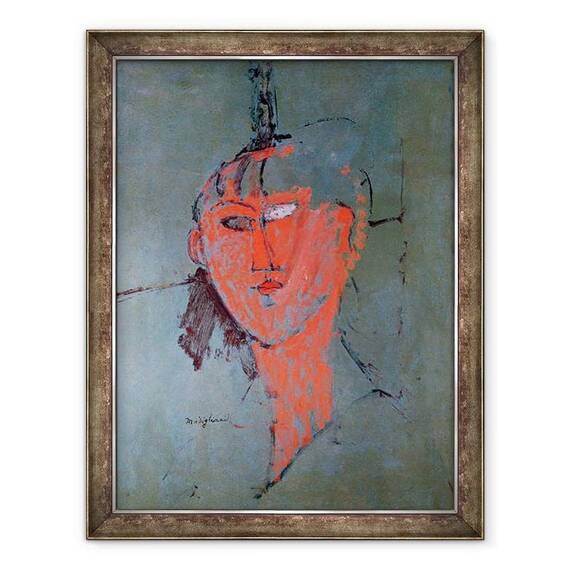 Tablou inramat - Amedeo Modigliani - Capul Rosu - - Roveli