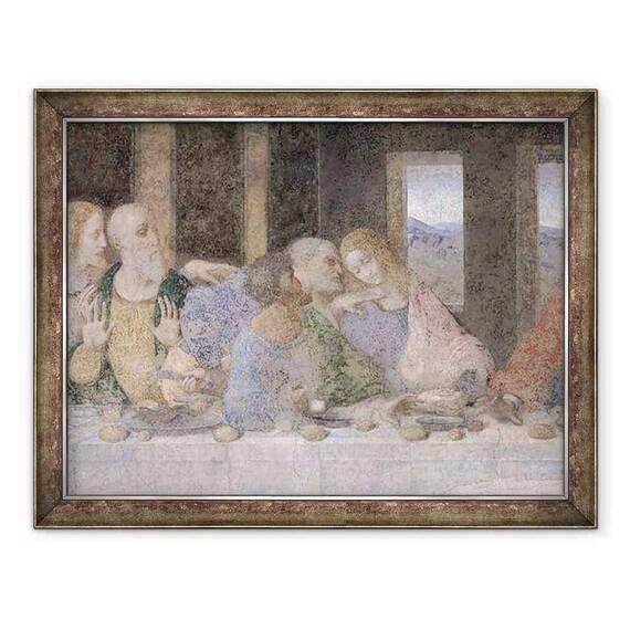 Tablou inramat - Leonardo da Vinci - Cina de Taina V - - Roveli