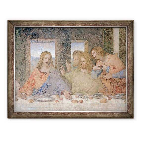 Tablou inramat - Leonardo da Vinci - Cina de Taina III - - Roveli