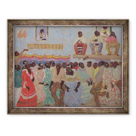 Tablou inramat - Pedro Figari - Dansul negrilor - - Roveli