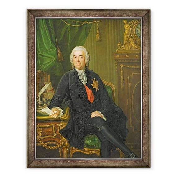 Tablou inramat - Scoala franceza - Joseph-Francois Foulon 1715-89 dupa 1760 - - Roveli