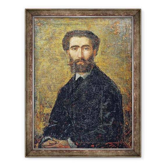 Tablou inramat - Henri Cros - Jose Maria de Heredia 1842-1905 - - Roveli