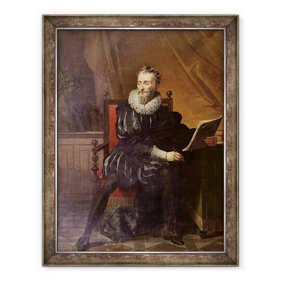 Tablou inramat - Robert Lefevre - Portret De Francois de Malherbe 1555-1628 1822 - - Roveli