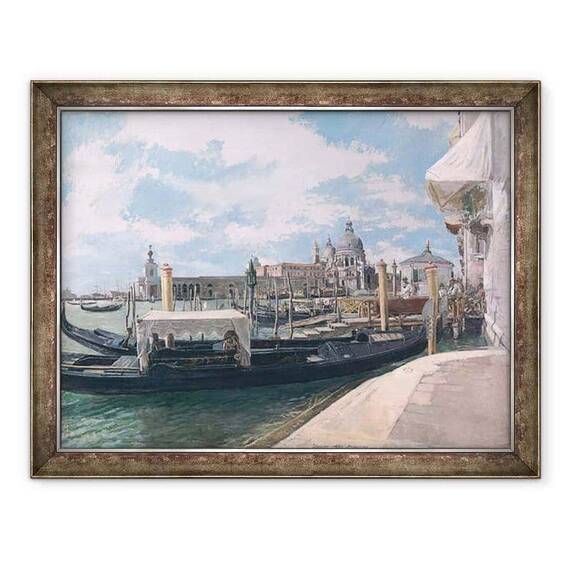 Tablou inramat - Jean-Louis Ernest Meissonier - Marele Canal, Venetia - - Roveli