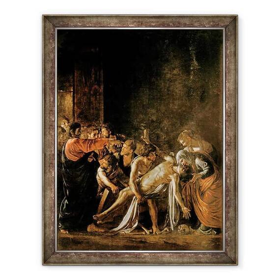 Tablou inramat - Michelangelo Merisi da Caravaggio - Invierea lui Lazar I - - Roveli