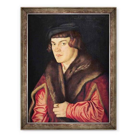 Tablou inramat - Hans Baldung Grien - Portretul unui barbat - - Roveli