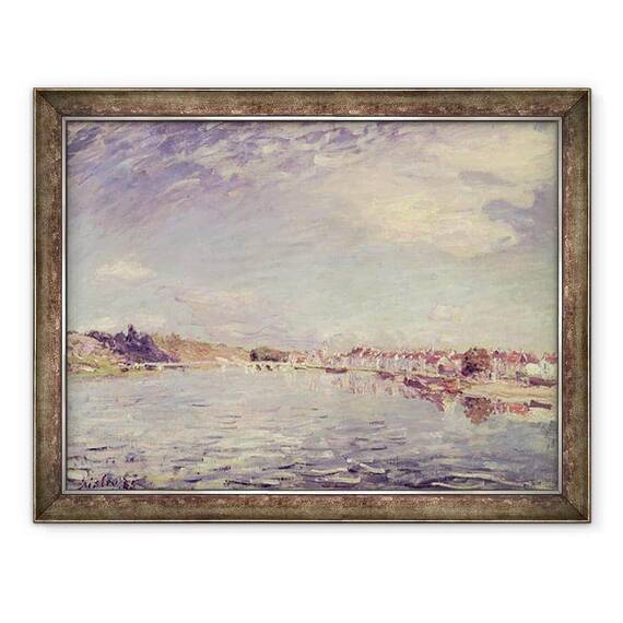 Tablou inramat - Alfred Sisley - Saint-Mammes - - Roveli