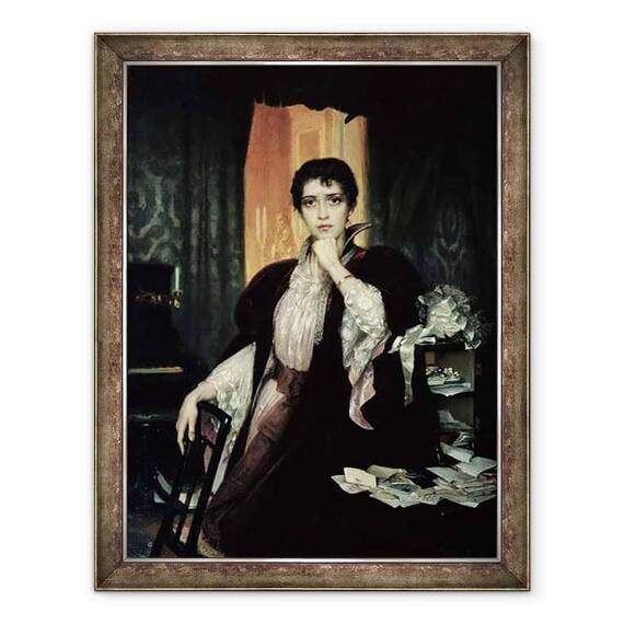 Tablou inramat - Heinrich Matvejevich Maniser - Anna Karenina - - Roveli