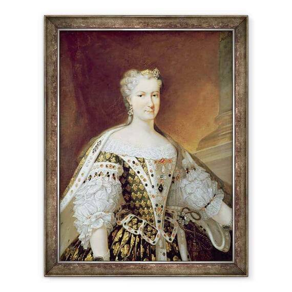 Tablou inramat - Carle van Loo - Portret De Maria Leszczynska - - Roveli