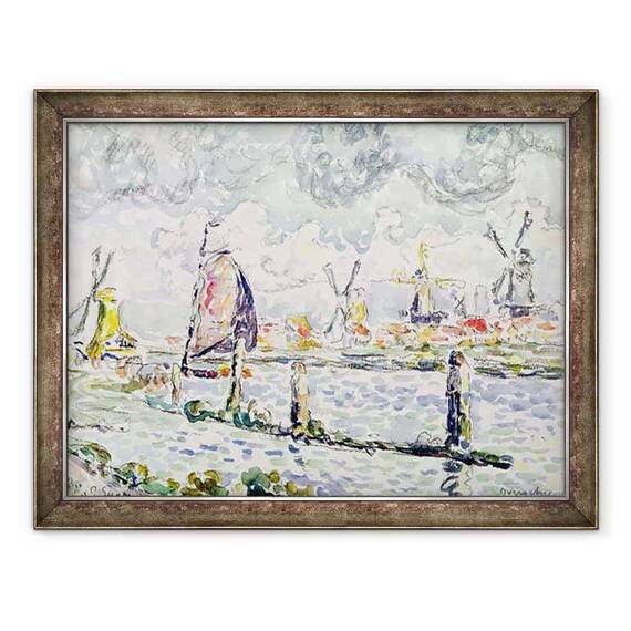 Tablou inramat - Paul Signac - Overschie - - Roveli