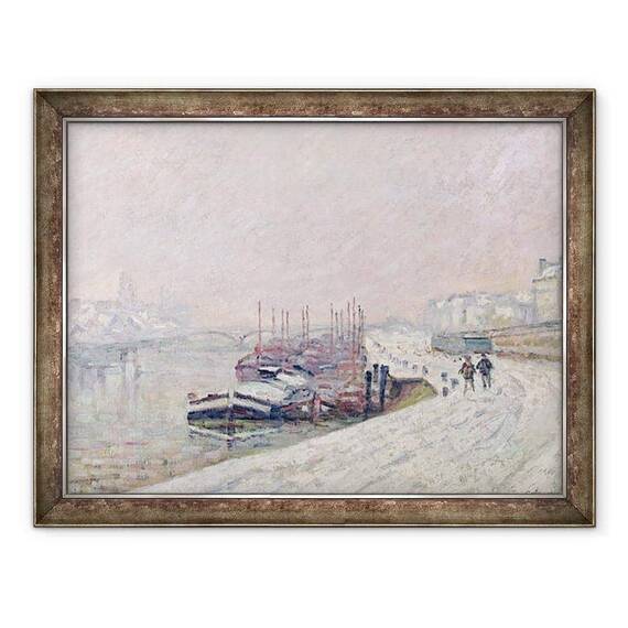 Tablou inramat - Jean Baptiste Armand Guillaumin - Zapada in Rouen - - Roveli