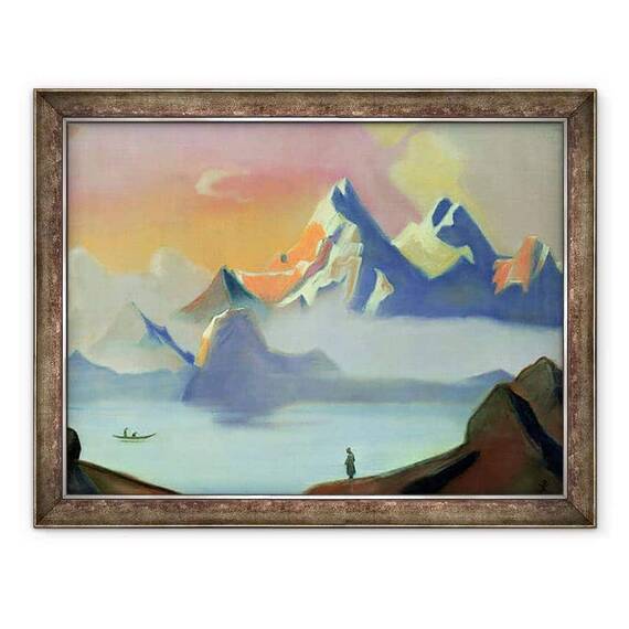 Tablou inramat - Nicholas Roerich - Tibet - - Roveli