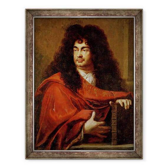 Tablou inramat - Charles Le Brun - Portret De Montfleury 1600-67 - - Roveli