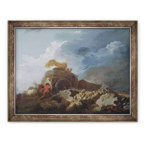 Tablou inramat - Jean-Honore Fragonard - Furtuna - - Roveli