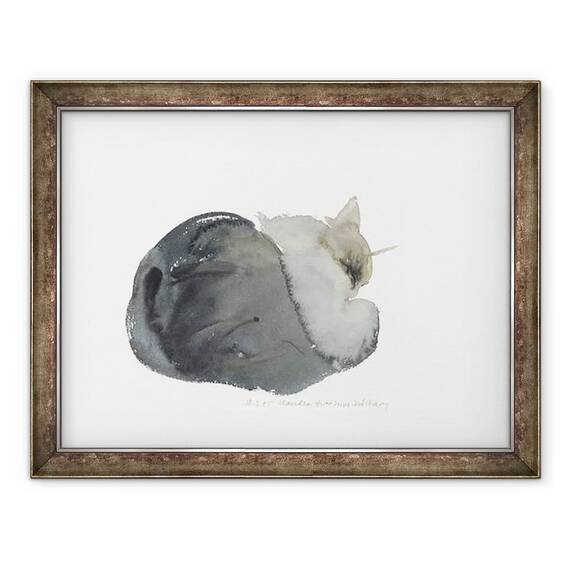 Tablou inramat - Claudia Hutchins-Puechavy - Pisica I - - Roveli