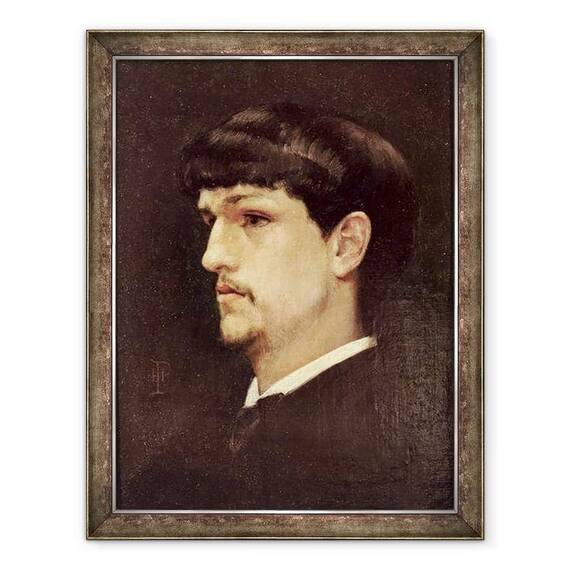 Tablou inramat - Henri Ludovic Marius Pinta - Claude Debussy 1862-1918 1886 - - Roveli